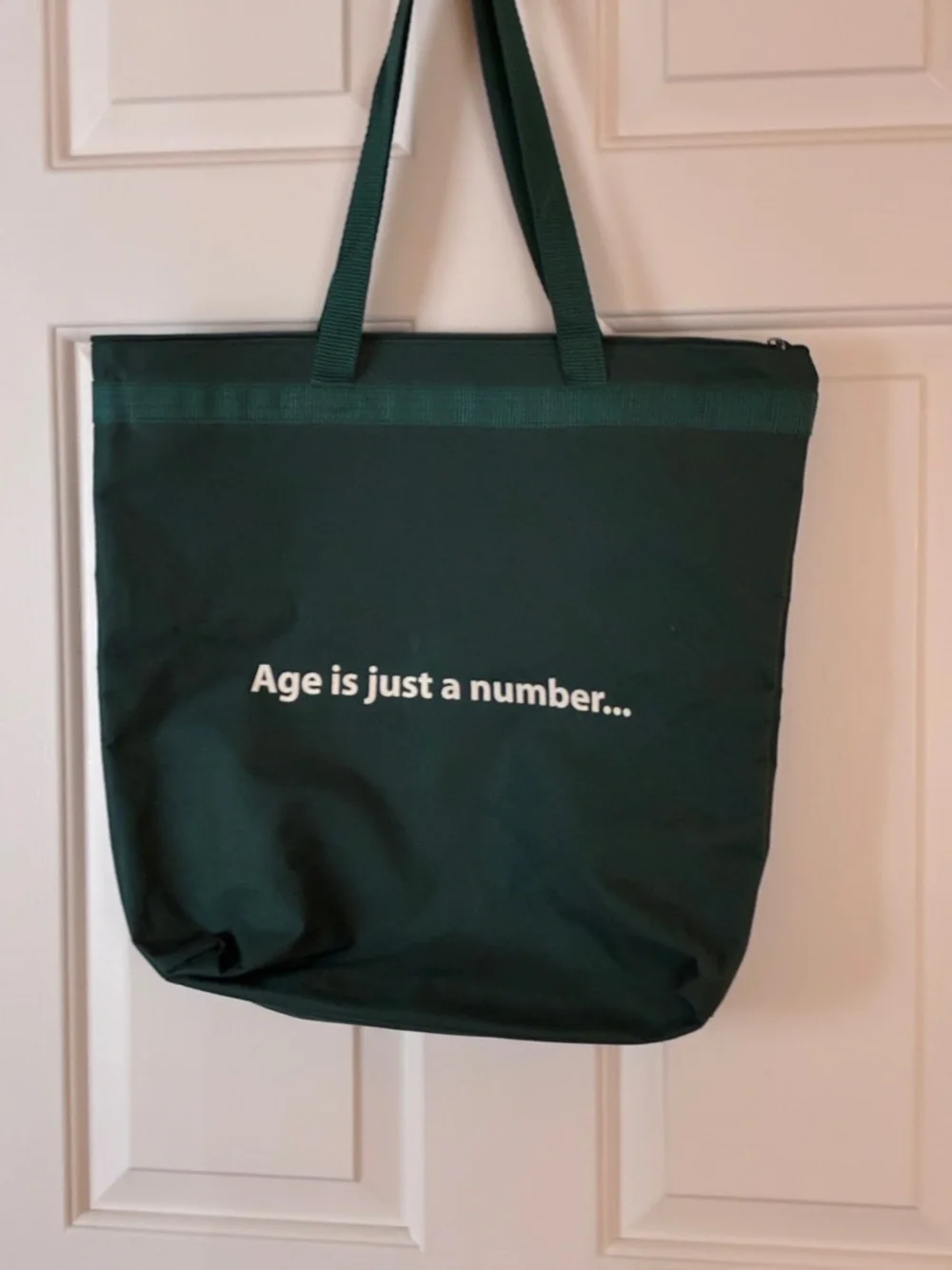 Dark Green Tote Bag‎ with 